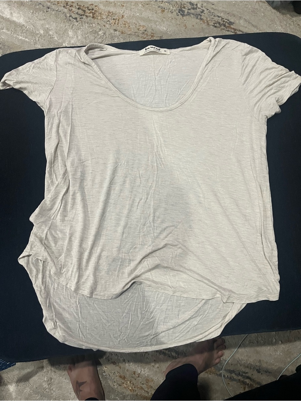 "Oatmeal" Scoop Neck Women's Tee